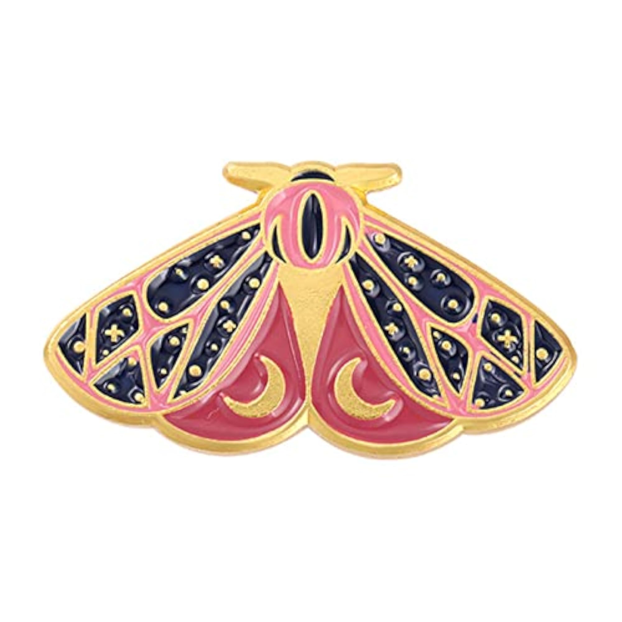 5x5 Moth Enamel Pin Collection, Insect Series Brooches